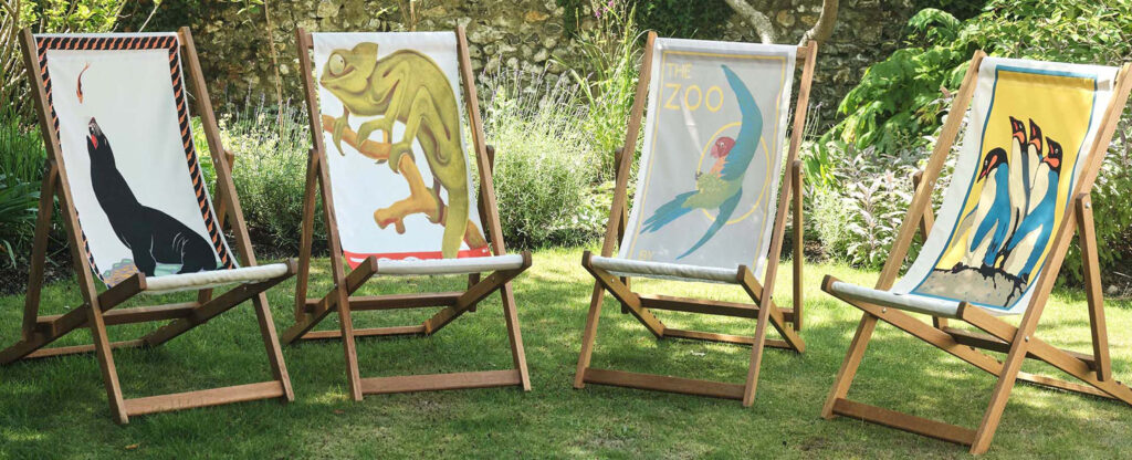 custom bespoke deckchair michael leckie